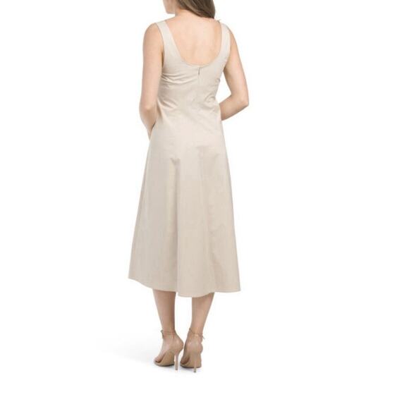 VINCE Oat Paneled Scoop Neck Dress - Picture 3 of 7